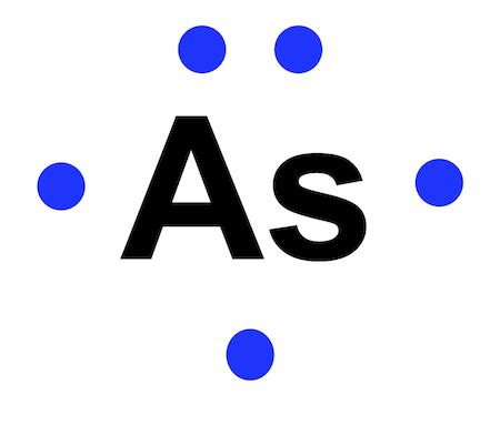lewis dot structure for arsenic.